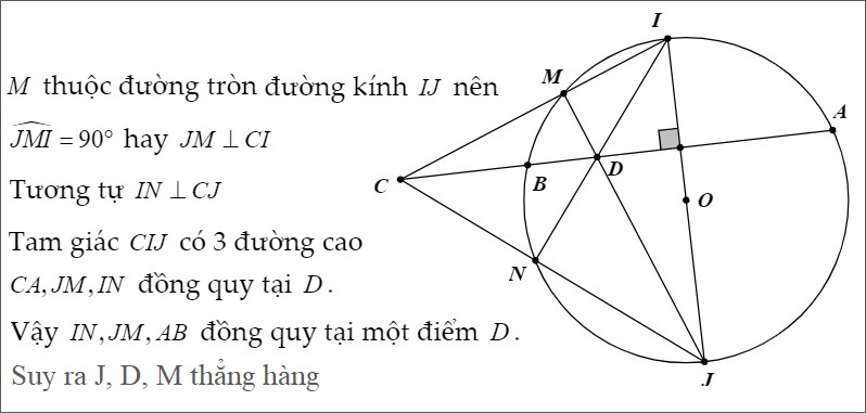 Bài  giải bài tập 6 chứng minh 3 điểm thẳng hàng có lời giải